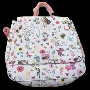 DISNEY Animator's Collection Large Fashion Multicolor Backpack Purse. Rare. NWT.